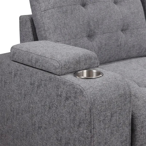 Neo L-Shape Sofa Cum Bed with Storage