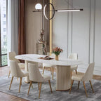 Pearle Dining Set with Marble Top