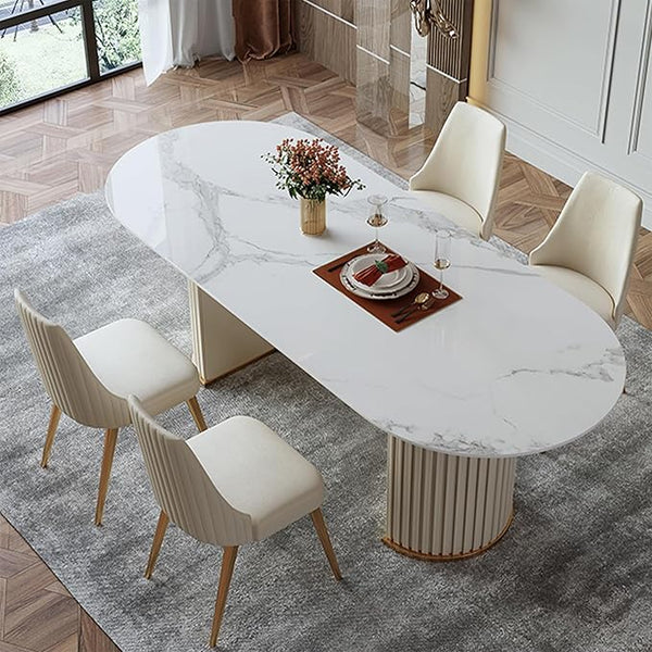Pearle Dining Set with Marble Top