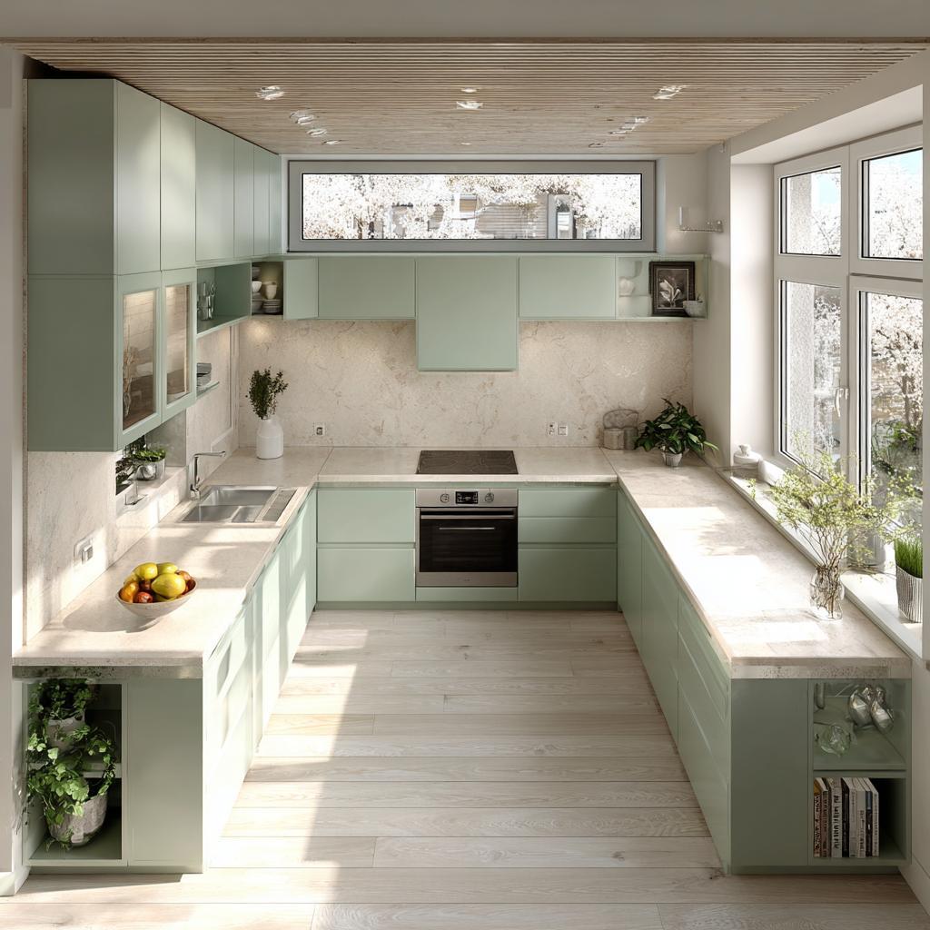 Sea Premium Laminated Modular Kitchen
