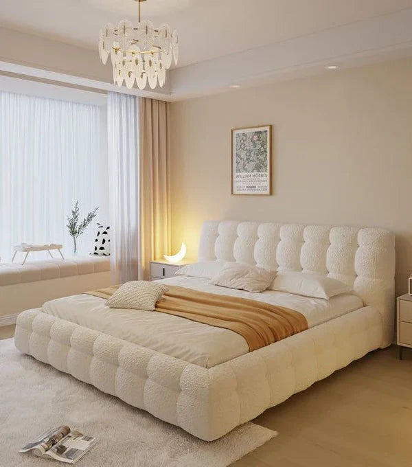 Super cozy Luxury upholstered Bed