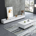 TV Stand Light Luxury Faux Marble Top variant