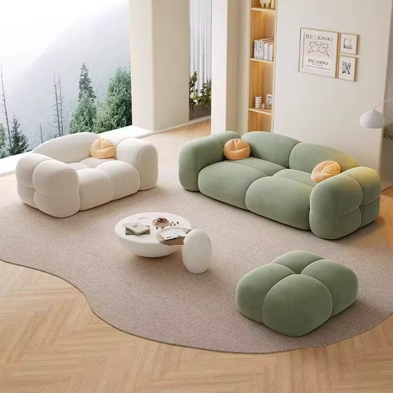 Modern Velvet Bubble Puff Cloud Sofa