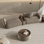 Greenia Modern 4 Seater Curved Sofa With Table