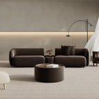 Greenia Modern 4 Seater Curved Sofa With Table
