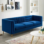 Kely Modern Velvet Upholstery Luxury Sofa