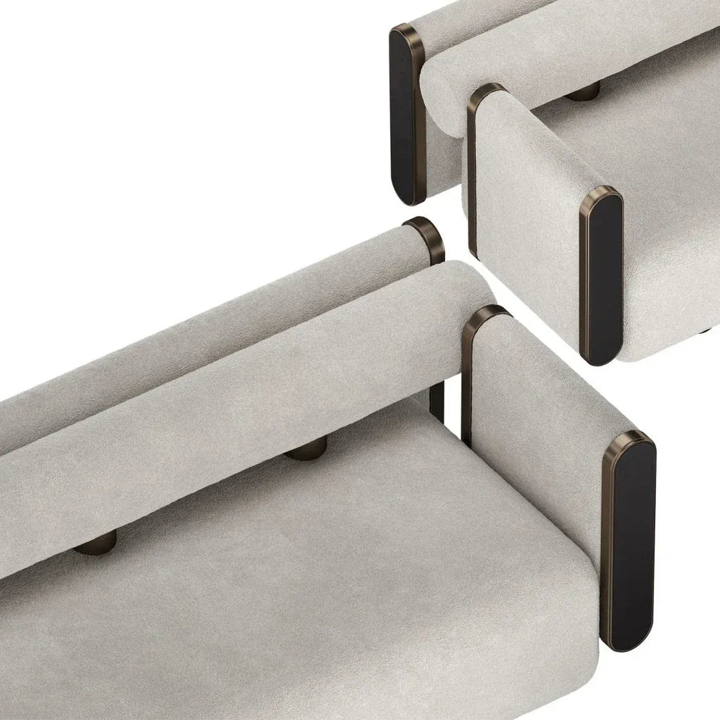Kaliko Modern Metal Sofa