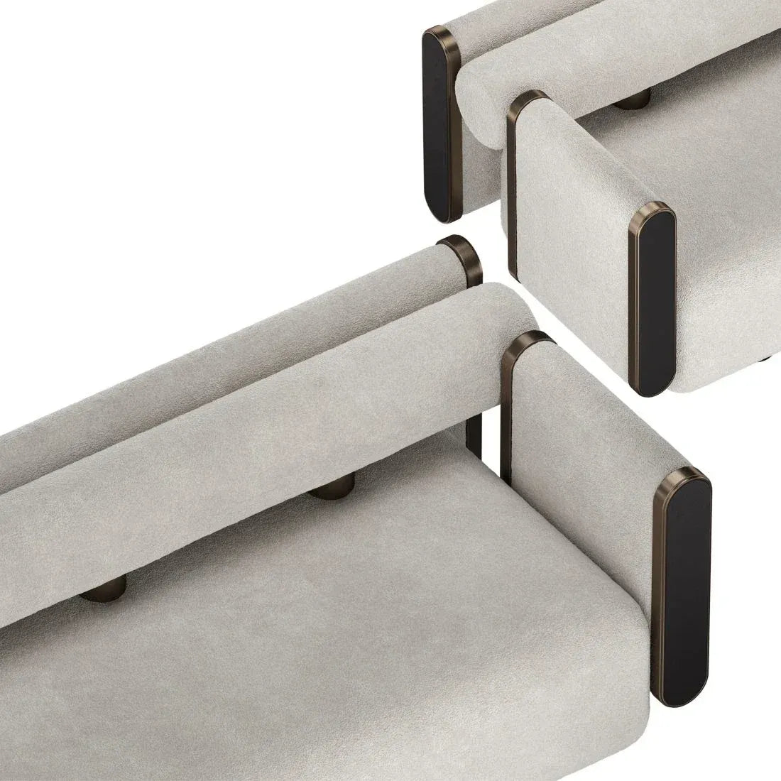 Kaliko Modern Metal Sofa
