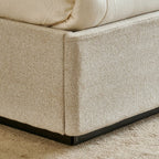 Saga King Bed - Beige