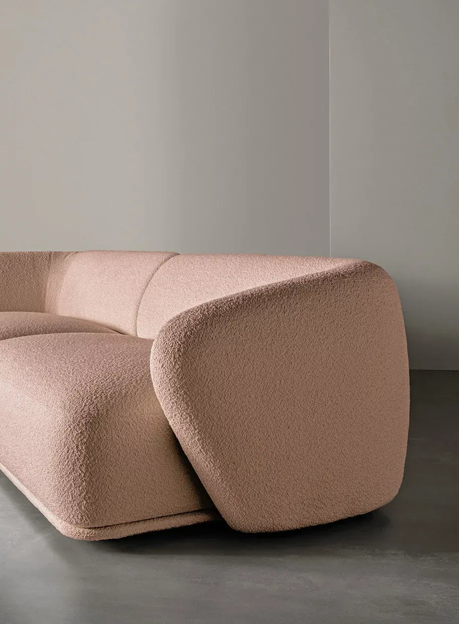 Rene Modern Boucle Sofa Set With Centre Table