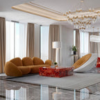 Rysa iFUR Modern Designer Curvy Sofa