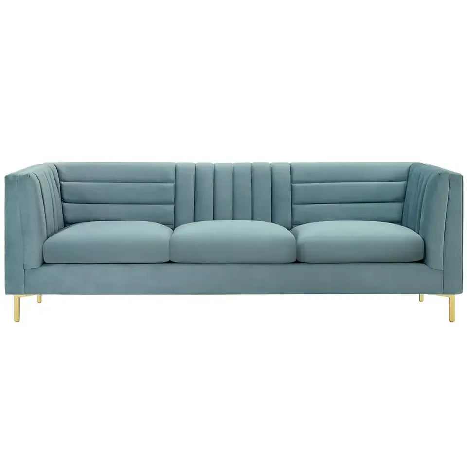 Kely Modern Velvet Upholstery Luxury Sofa
