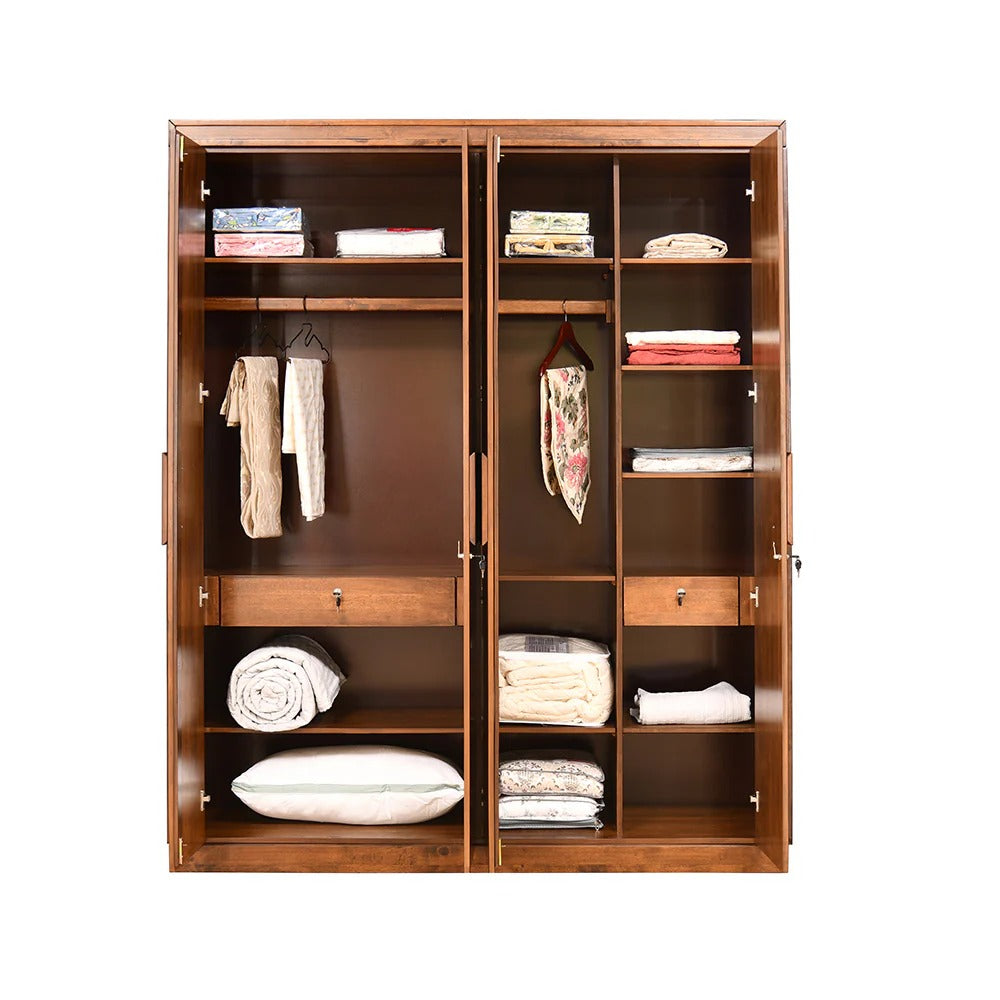 Albury 4 Door Wardrobe (Antique Cherry)