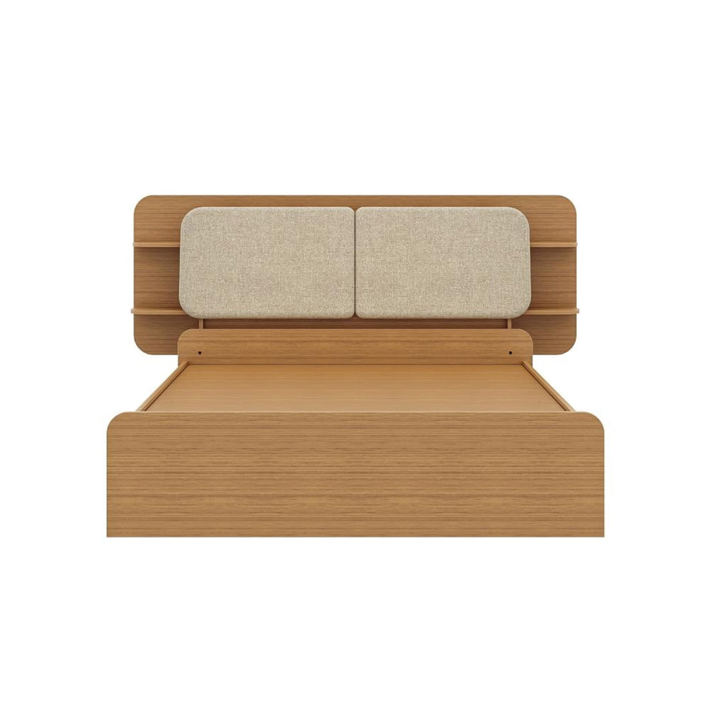 Wakefit Scandi Queen Storage with Hydraulic mechanism with Reflection White Fabric