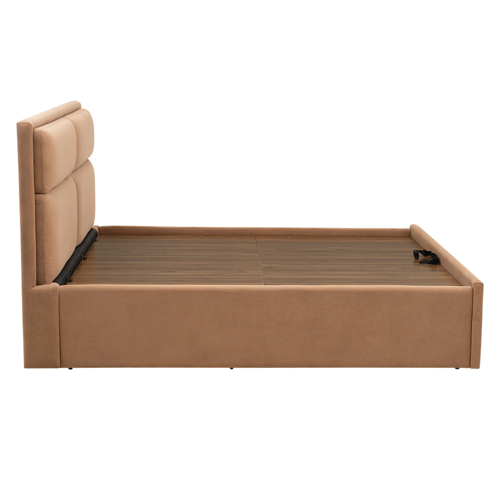 Wakefit Lumelle King Size Hydraulic Storage Upholstered Bed