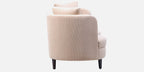 Cresta Corduroy Velvet Fabric 2 Seater Sofa in Beige Color