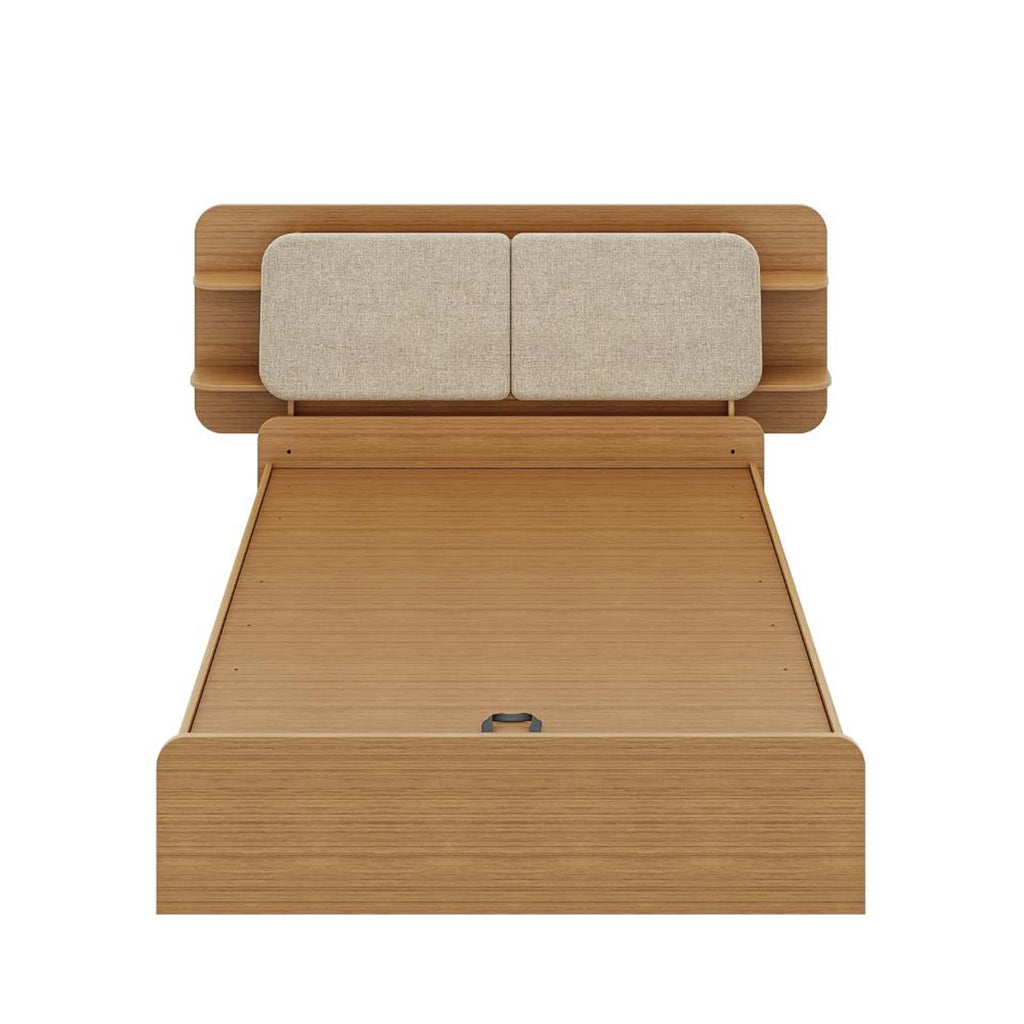 Wakefit Scandi Queen Storage with Hydraulic mechanism with Reflection White Fabric