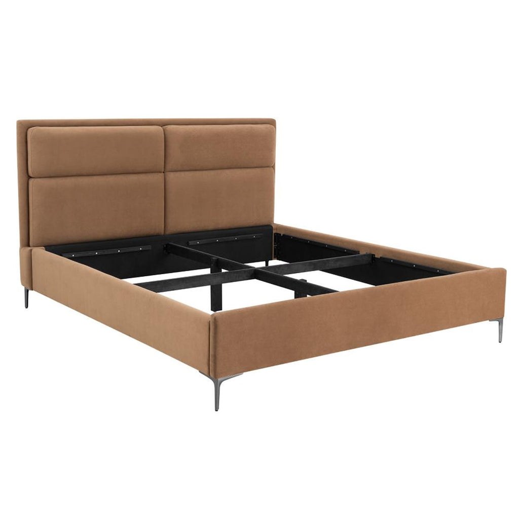 Wakefit Zewail Without Storage King Size Upholstered Bed