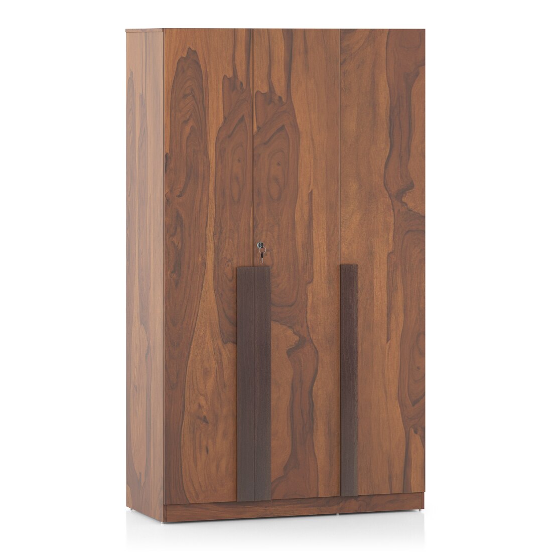 Rodrigues 3 Door Wardrobe in Sheesham Paper Finish