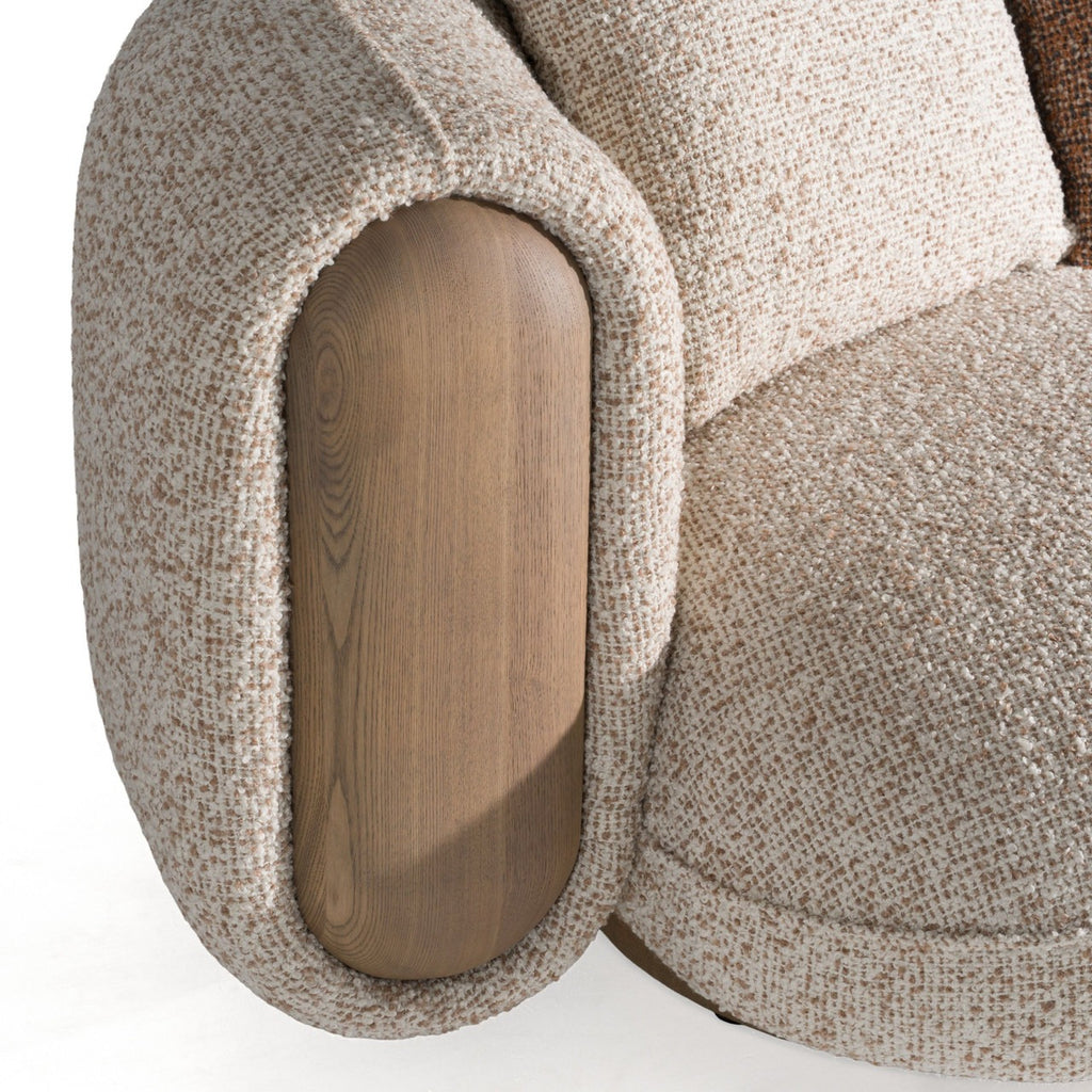 Rayo Modern Luxury Boucle Fabric Sofa