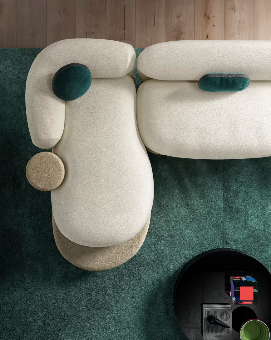 Lison Modern Boucle Corner Sofa