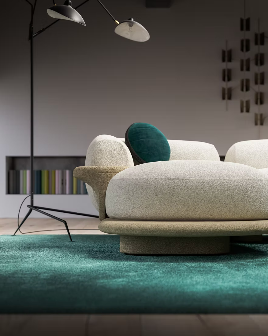 Lison Modern Boucle Corner Sofa