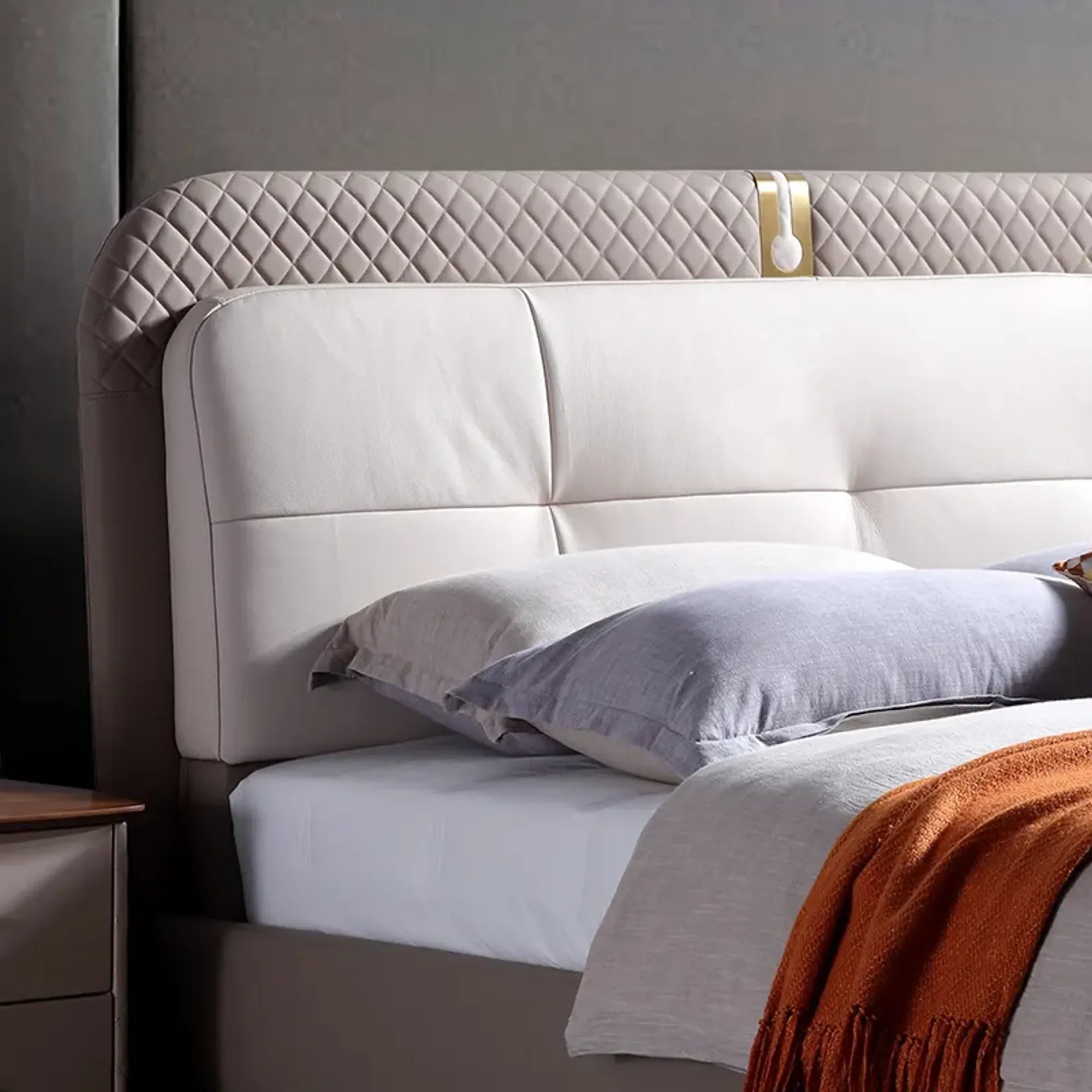 Urban Luxury Modern Upholstered Bed with a sturdy frame