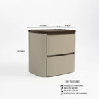 Nexus Arc Bedside Table