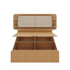Wakefit Scandi Queen Storage with Hydraulic mechanism with Reflection White Fabric