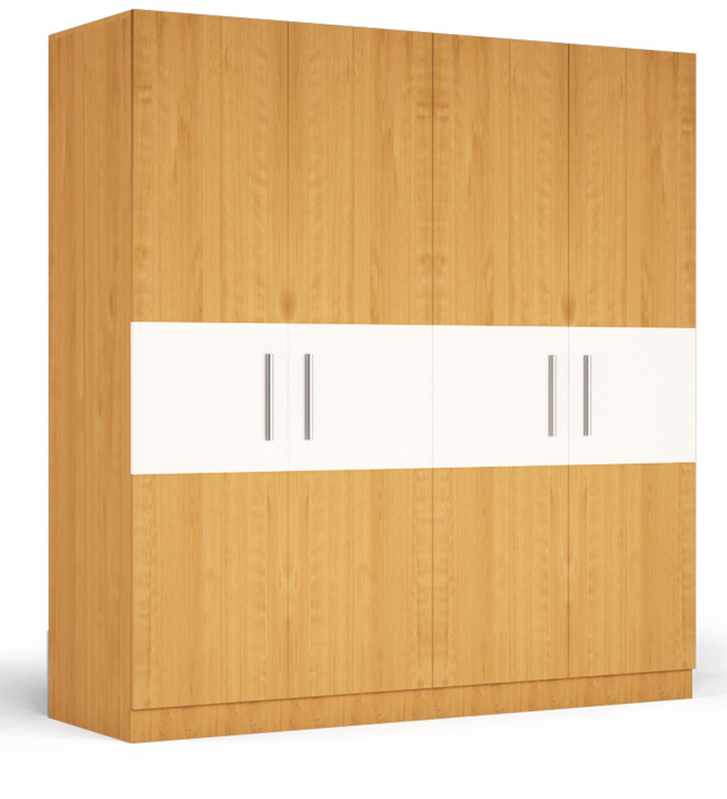 Four Door Wardrobe in Asian Maple Finish in Marine Ply