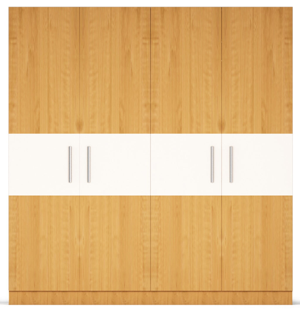 Four Door Wardrobe in Asian Maple Finish in Marine Ply