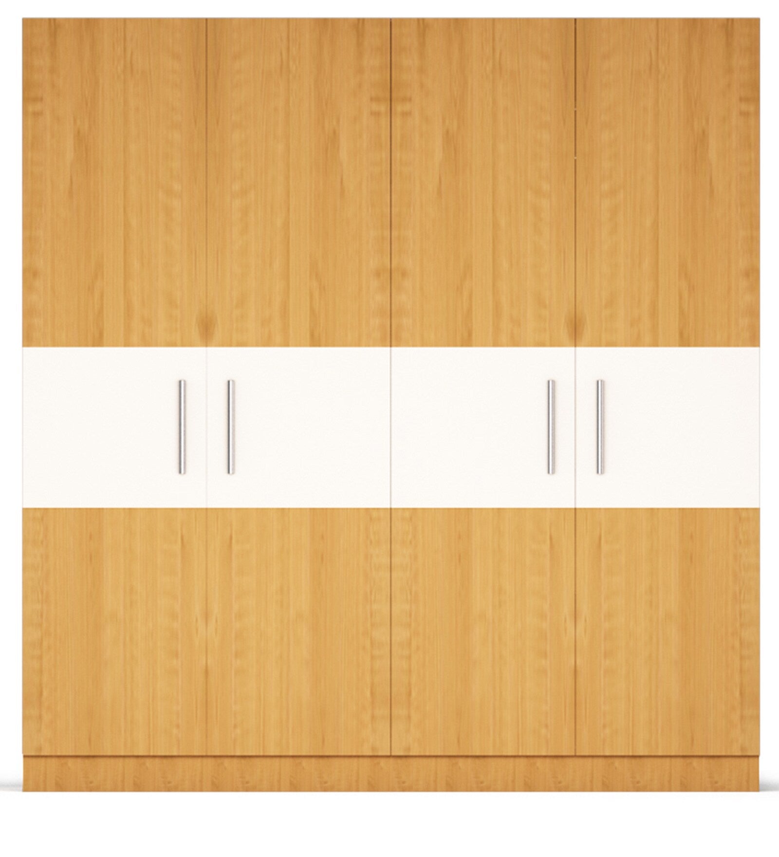 Four Door Wardrobe in Asian Maple Finish in Marine Ply