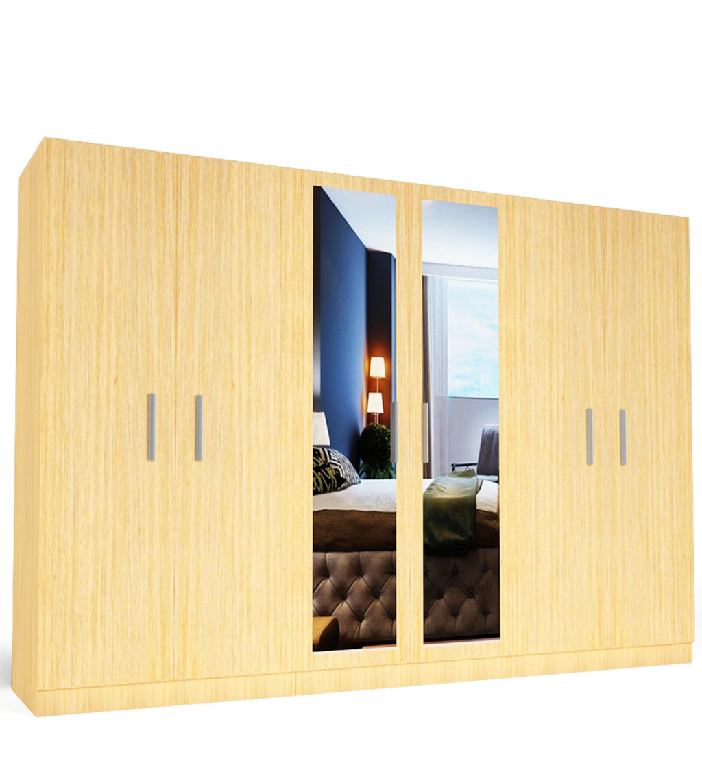 Six Door Wardrobe with mirror in PLPB