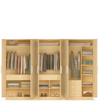 Six Door Wardrobe with mirror in PLPB