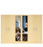 Six Door Wardrobe with mirror in PLPB