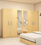Six Door Wardrobe with mirror in PLPB