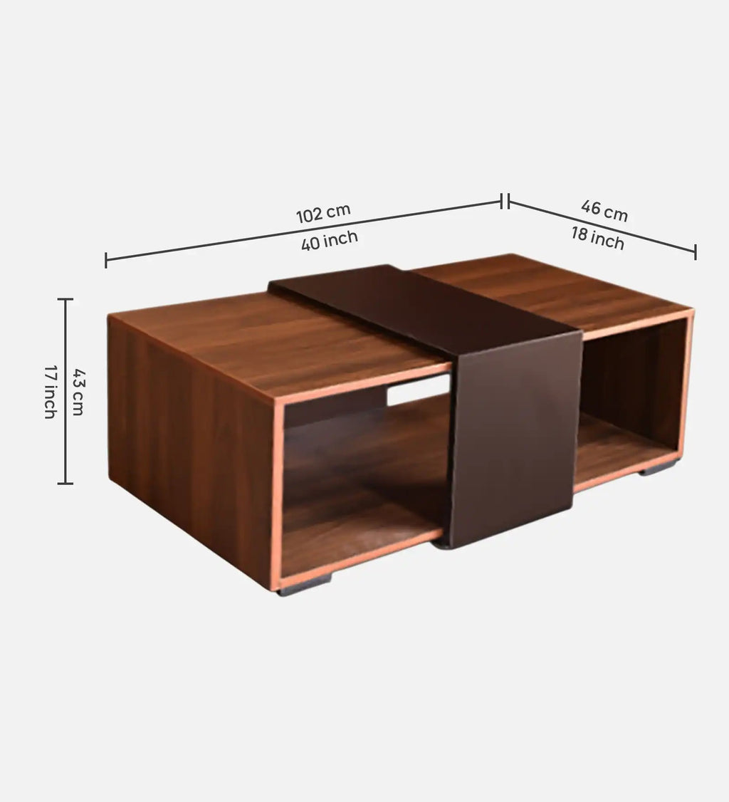Nile Coffee Table in Dual Finish