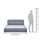 Wakefit Lanta King Size Upholstered Bed