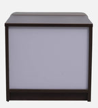 Belleza Bedside Table In Iris Cream Glossy & Dark Acazia Color