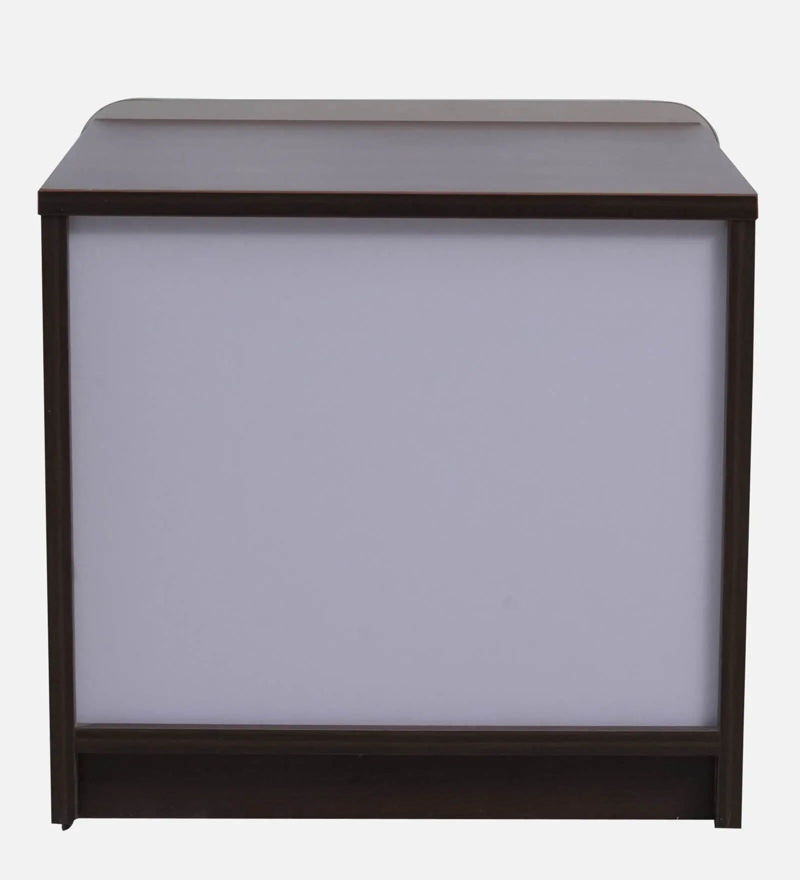 Belleza Bedside Table In Iris Cream Glossy & Dark Acazia Color