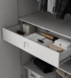 Adore 4 Door Wardrobe In Sahara Beige & Dark Brown Eucalyptus Finish