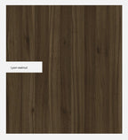 Kosmo Nora 4 Door Wardrobe In Lyon Walnut Finish With Drawer & Locker