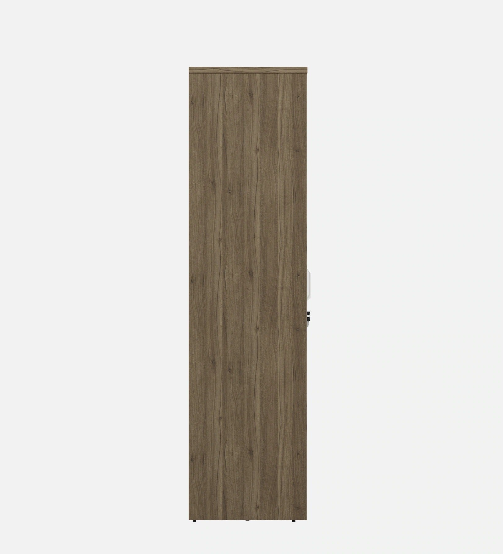 Kosmo Nora 4 Door Wardrobe In Lyon Walnut Finish With Drawer & Locker