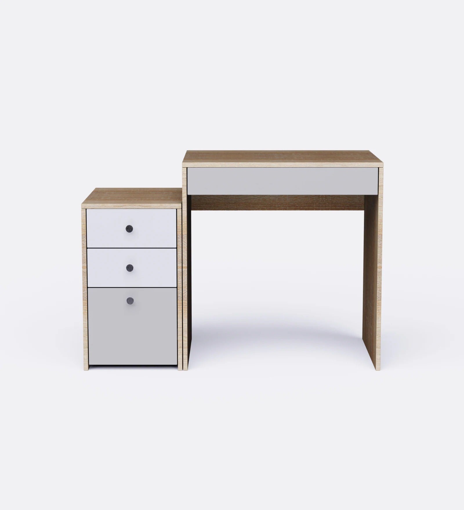 Workstation Kid's Study Table In Oak Colour