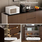 Nordic Luxe Console Cabinet