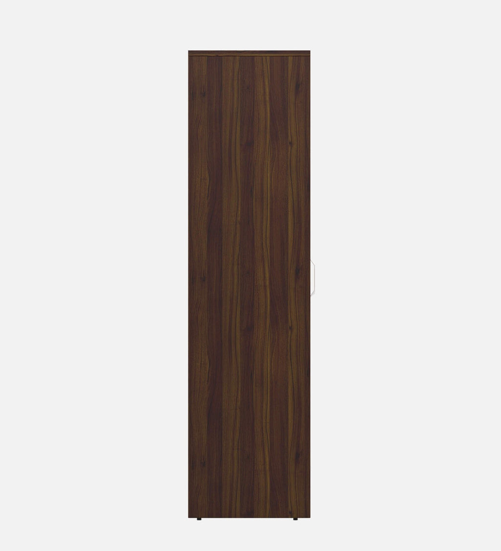 Kosmo Pristine 4 Door Wardrobe With Mirror In Lyon Walnut & Hg Cashmere Finish With Drawer & Locker