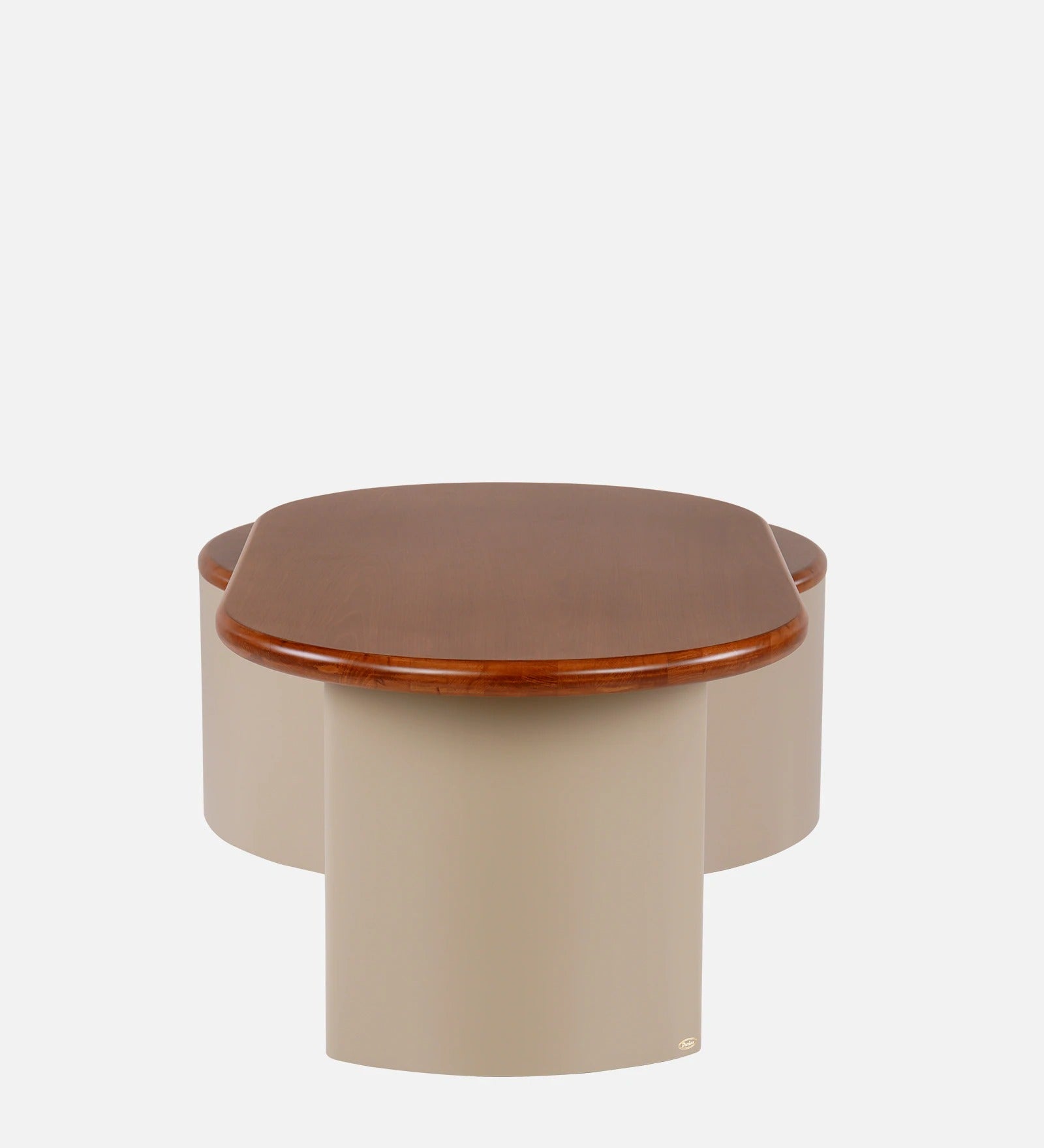 Naomi Solid Wood Coffee Table In Brown Finish