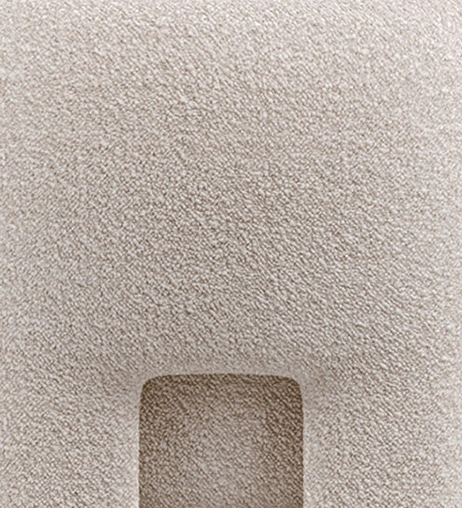 Urban Opulence Velvet Fabric One-Seater Sofa In White Colour