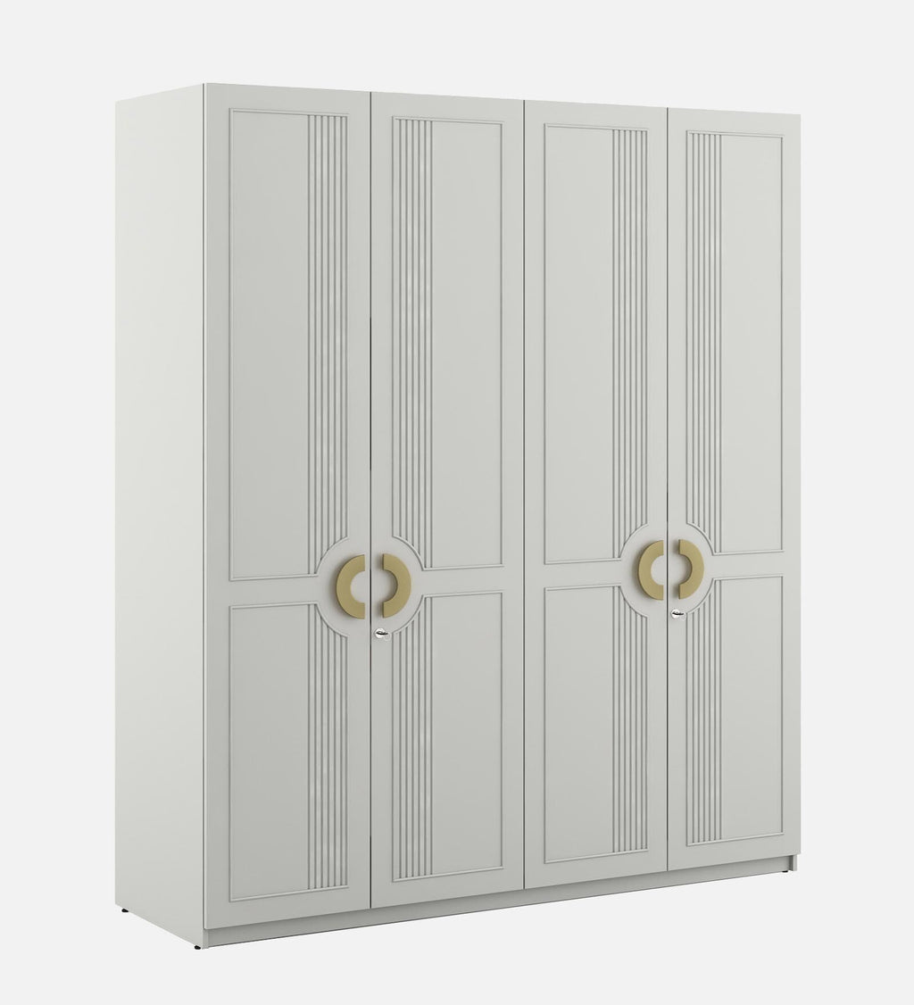 Kosmo Akira 4 Door Wardrobe in Pumic Grey Finish