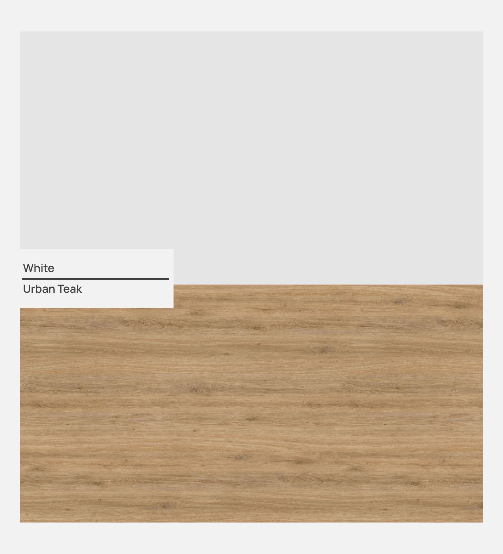Maya Study Table In White & Teak Colour